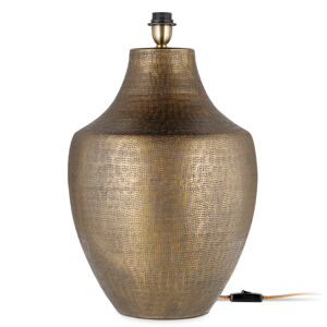 Nkuku Tanda Etched Statement Table Lamp Extra Large